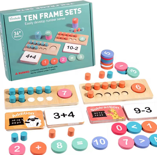 Wooden Maths Set